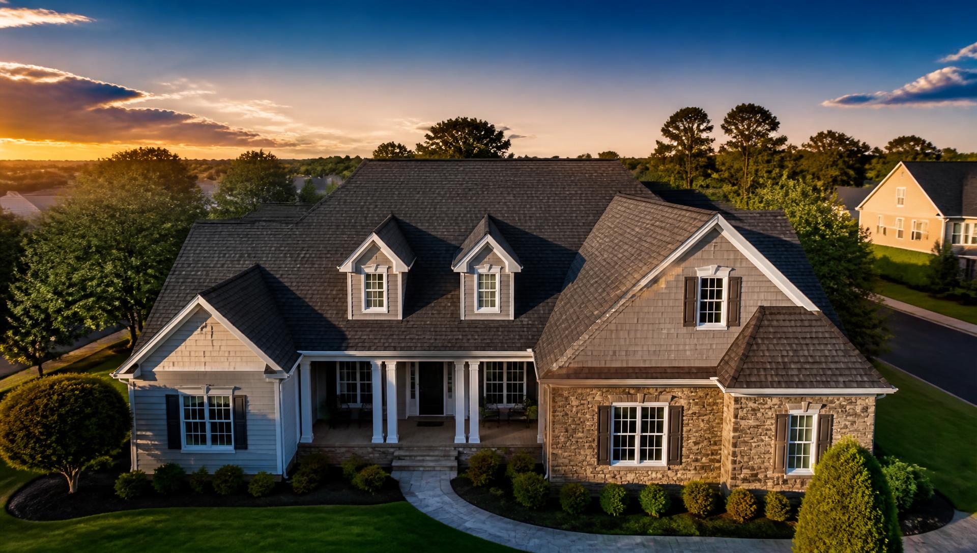 Roofing project by Best Vision Construction